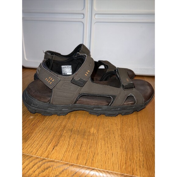 Skechers Mens Louden Sandal Size 12 EWW Brown Relaxed Fit SN 64487 - Picture 4 of 7